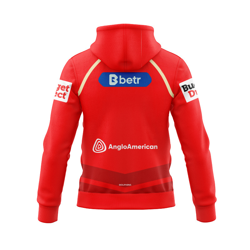 NRL Dolphins 2026 Home Zipper Hoodie