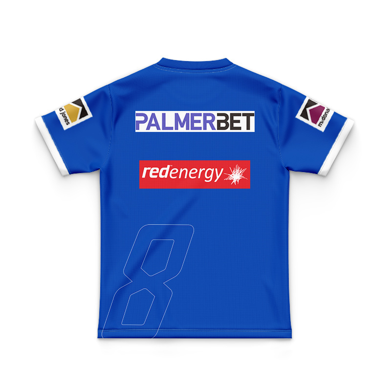 Kid's NRL Newcastle Knights 2026 Blue Training Jersey