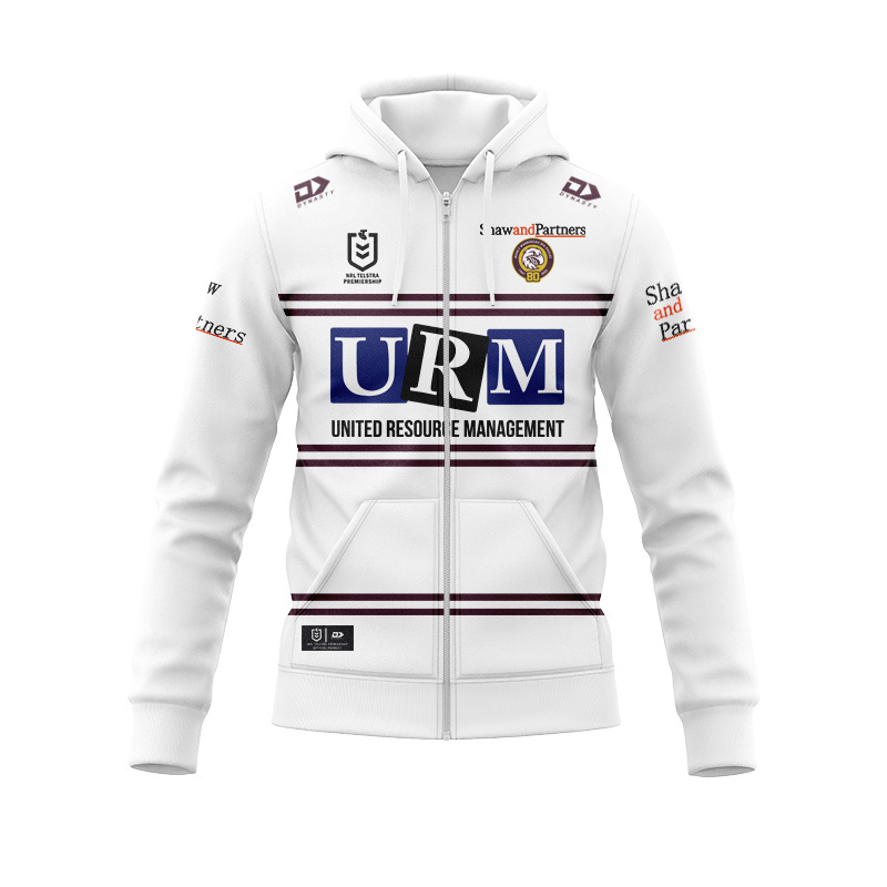 NRL Manly Warringah Sea Eagles 2026 Away Zipper Hoodie