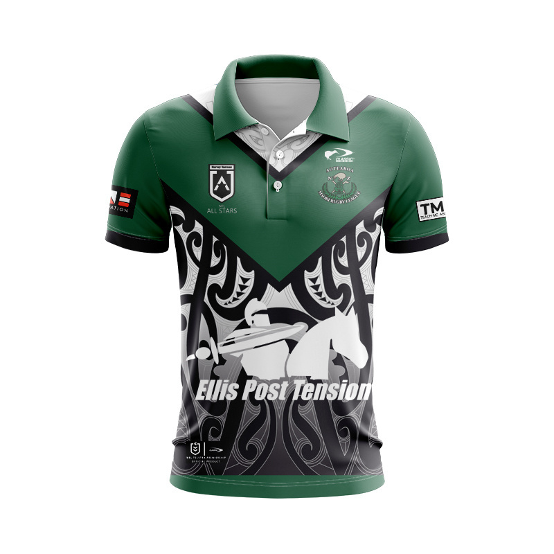 NRL New Zealand Maori All Stars 2022 Home Polo Shirt