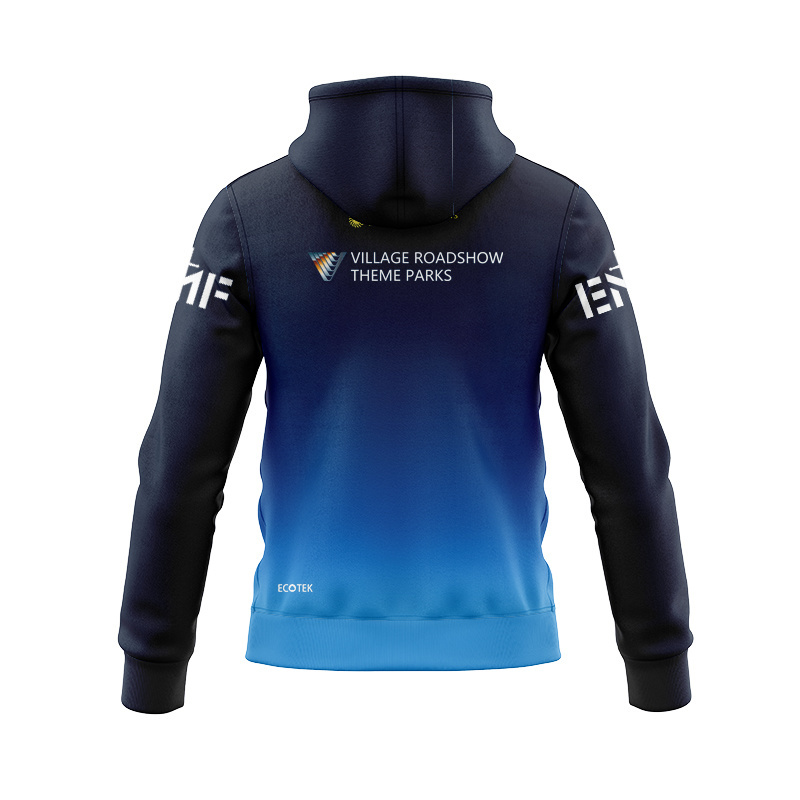 NRL Gold Coast Titans 2026 Fade Replica Home Zipper Hoodie