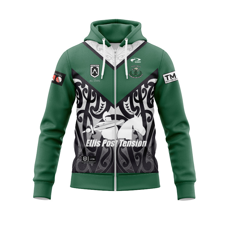 NRL New Zealand Maori All Stars 2022 Home Zipper Hoodie