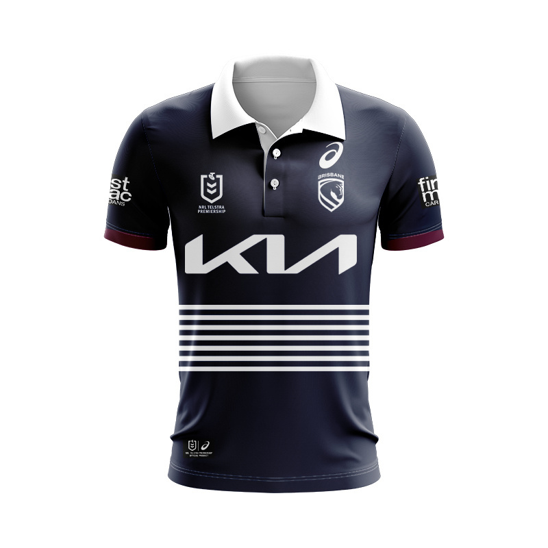 NRL Brisbane Broncos 2026 Away Polo Shirt