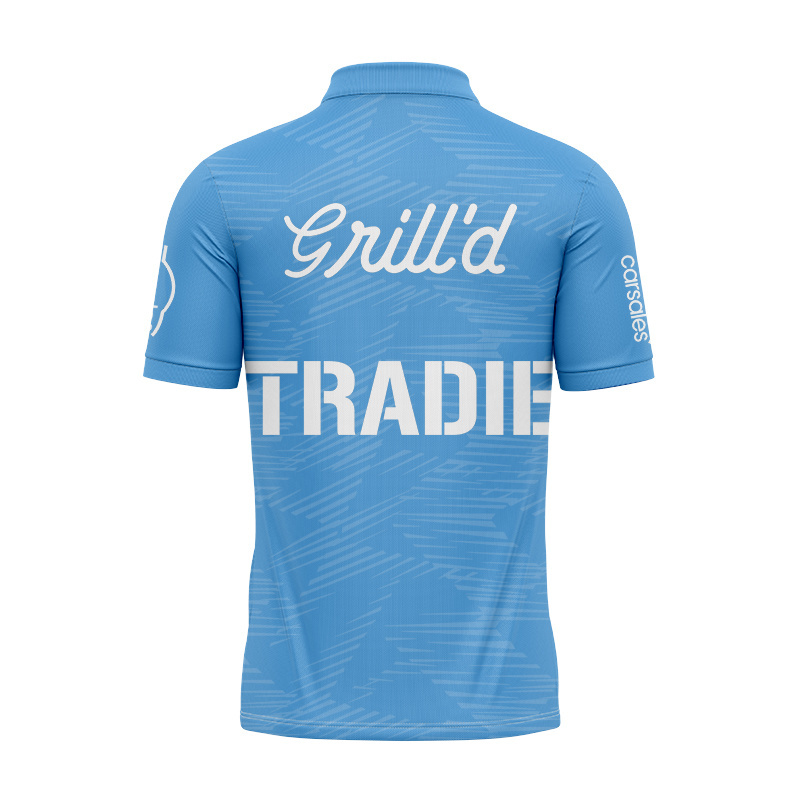 NRL Melbourne Storm 2025 Blue Training Polo Shirt