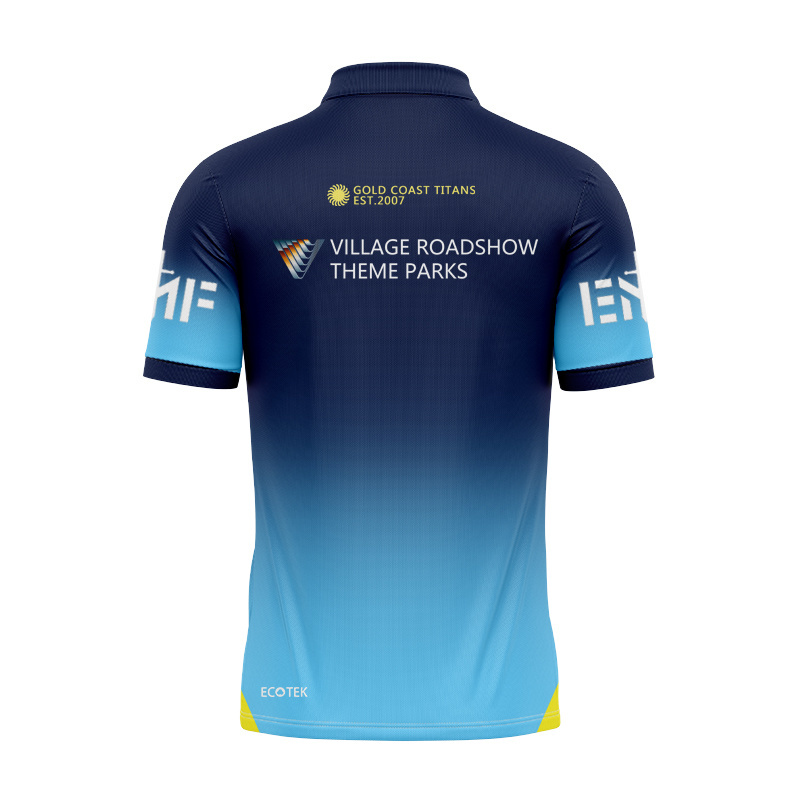 NRL Gold Coast Titans 2026 Home Polo Shirt