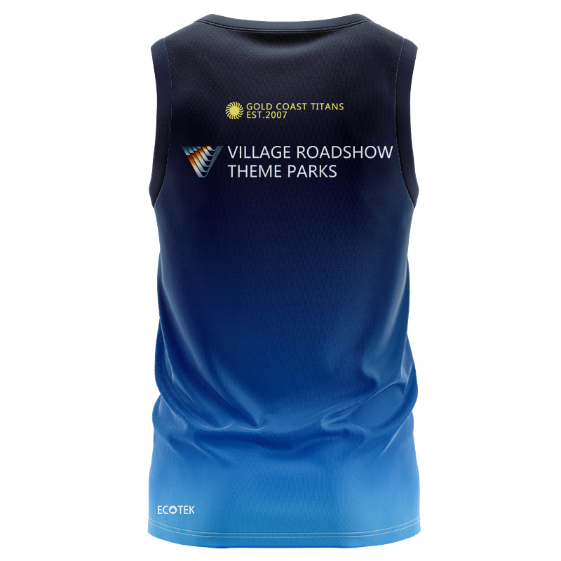 NRL Gold Coast Titans 2026 Fade Replica Home Singlet