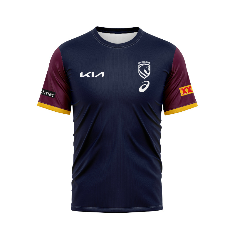 NRL Brisbane Broncos 2026 Team Polo Tee