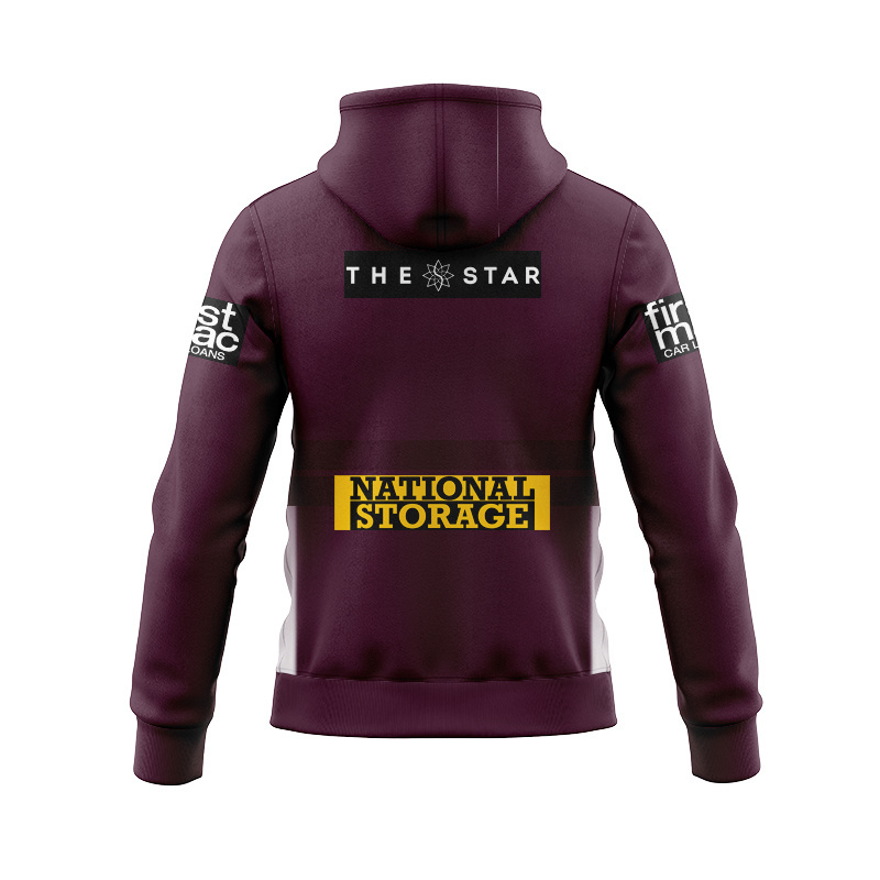 NRL Brisbane Broncos 2026 Home Zipper Hoodie