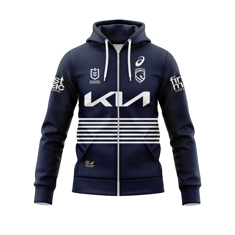 NRL Brisbane Broncos 2026 Away Zipper Hoodie