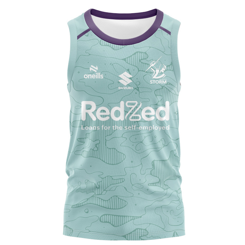 NRL Melbourne Storm 2026 2026 Teal Training Signlet