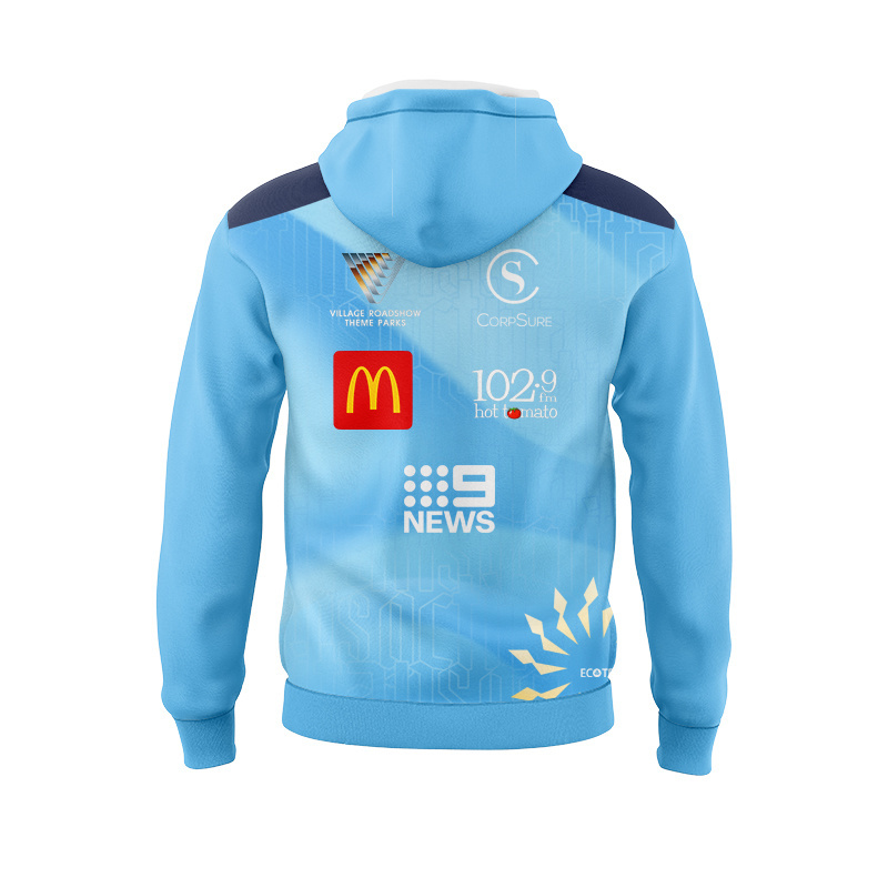 NRL Gold Coast Titans 2026 Cyan Training Sport Hoodie