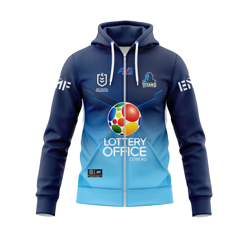 NRL Gold Coast Titans 2026 Home Zipper Hoodie