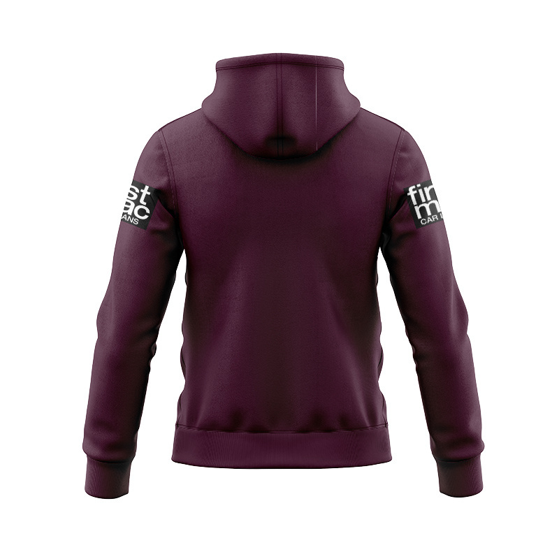 NRL Brisbane Broncos 2026 Maroon Training Zipper Hoodie