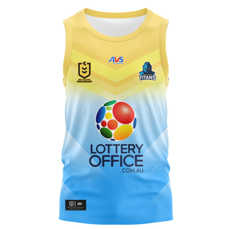 NRL Gold Coast Titans 2026 Away Singlet
