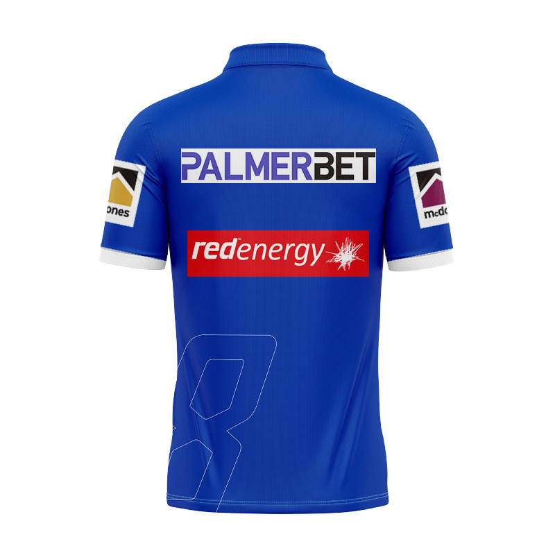 NRL Newcastle Knights 2026 Blue Training Polo Shirt