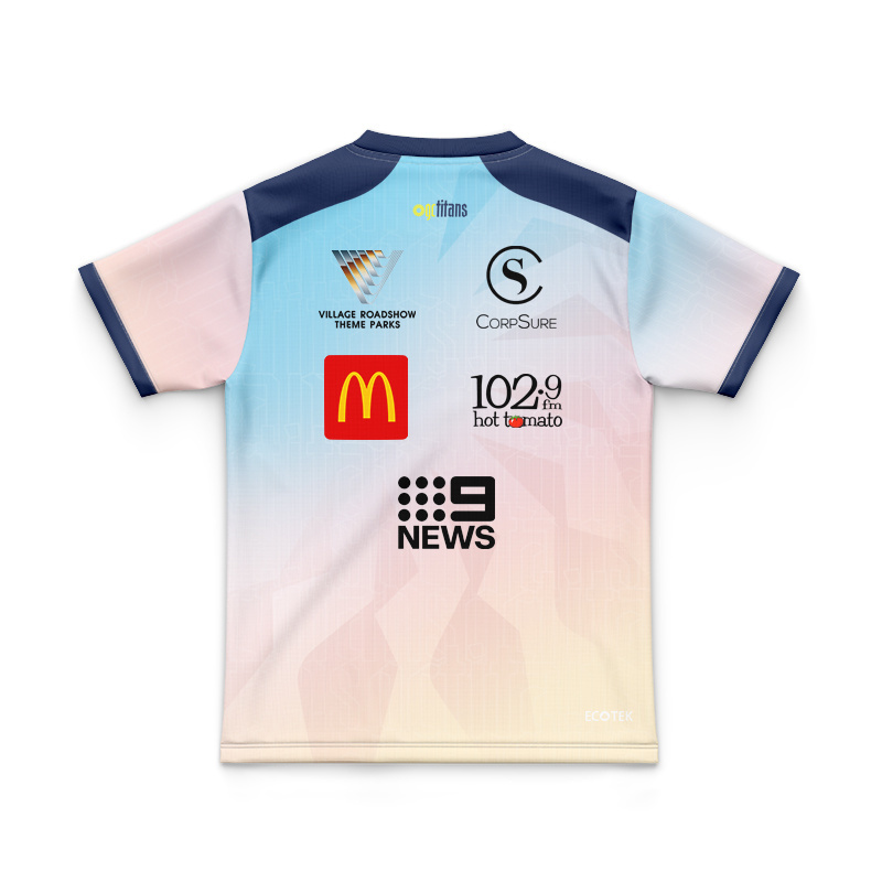 Kid's NRL Gold Coast Titans 2026 Performance Sunset Training Jersey