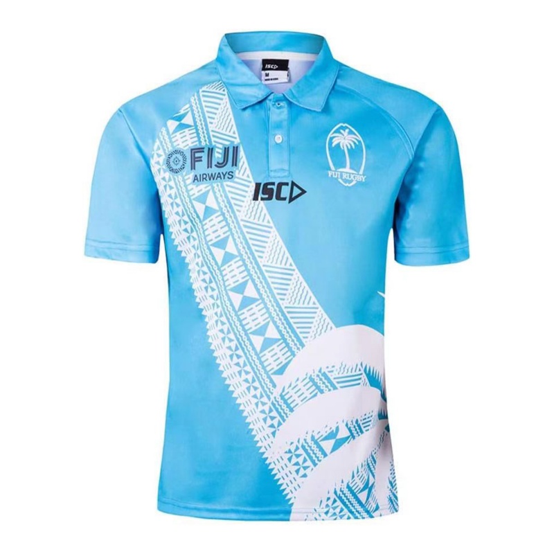 Fiji Rugby 2020 Blue Polo Shirt