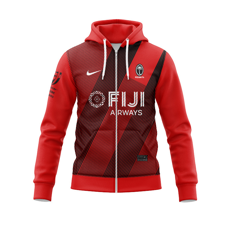 Fiji Rugby 2024 7s Away Zipper Hoodie