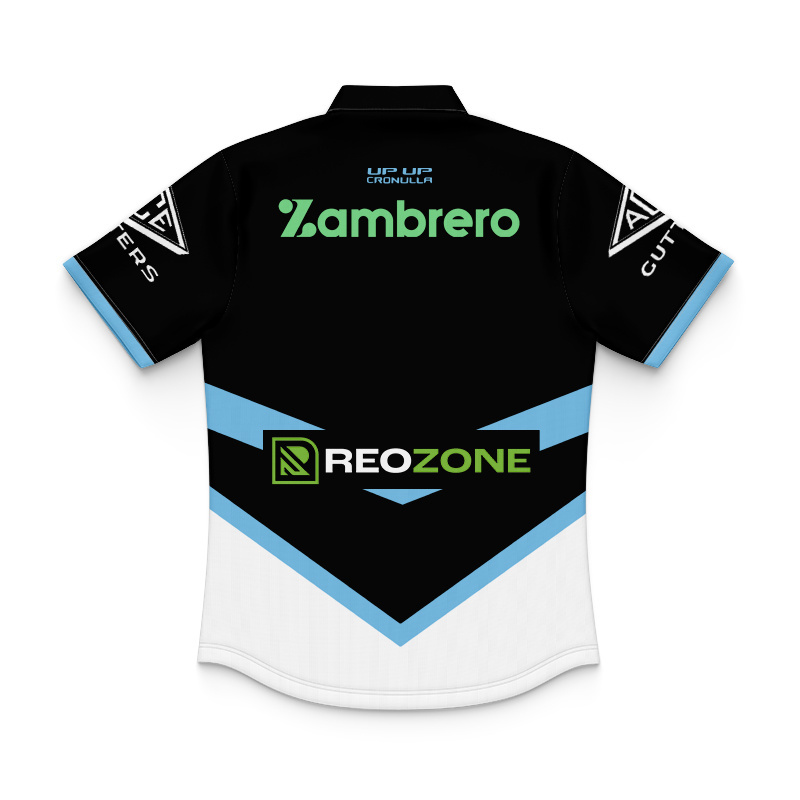 Kid's NRL Cronulla-Sutherland Sharks 2026 Away Polo Jersey