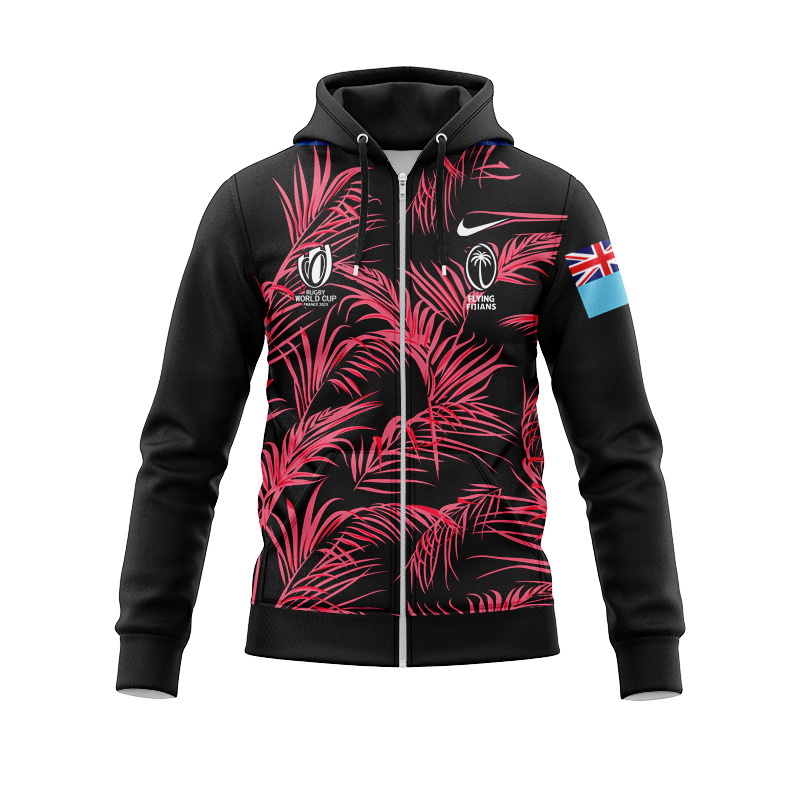 Fiji Rugby 2023 Away Zipper Hoodie