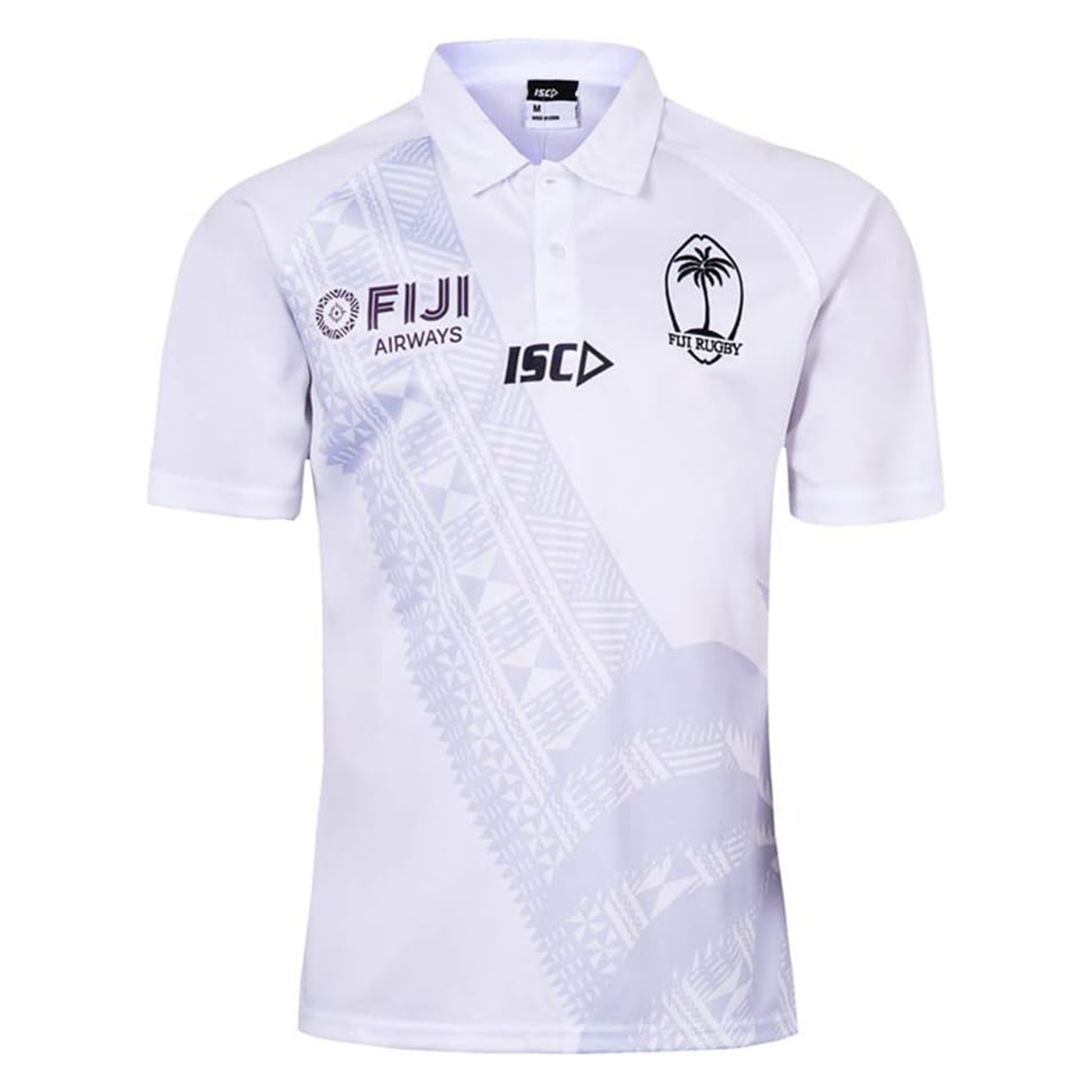 Fiji Rugby 2020 White Polo Shirt