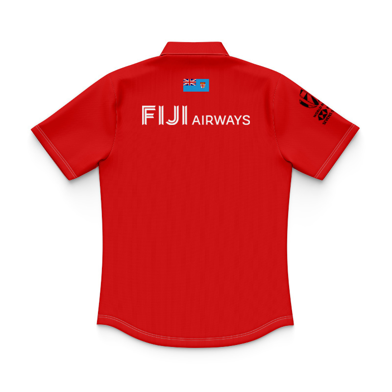 Kid's Fiji Rugby 2024 7s Away Polo Jersey
