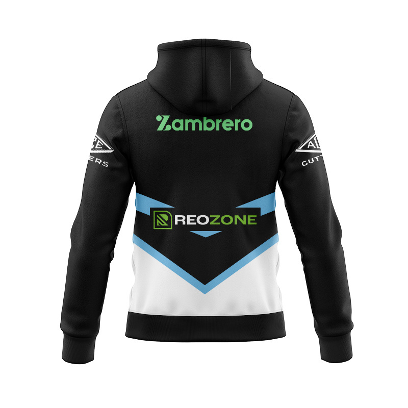 NRL Cronulla-Sutherland Sharks 2026 Away Zipper Hoodie