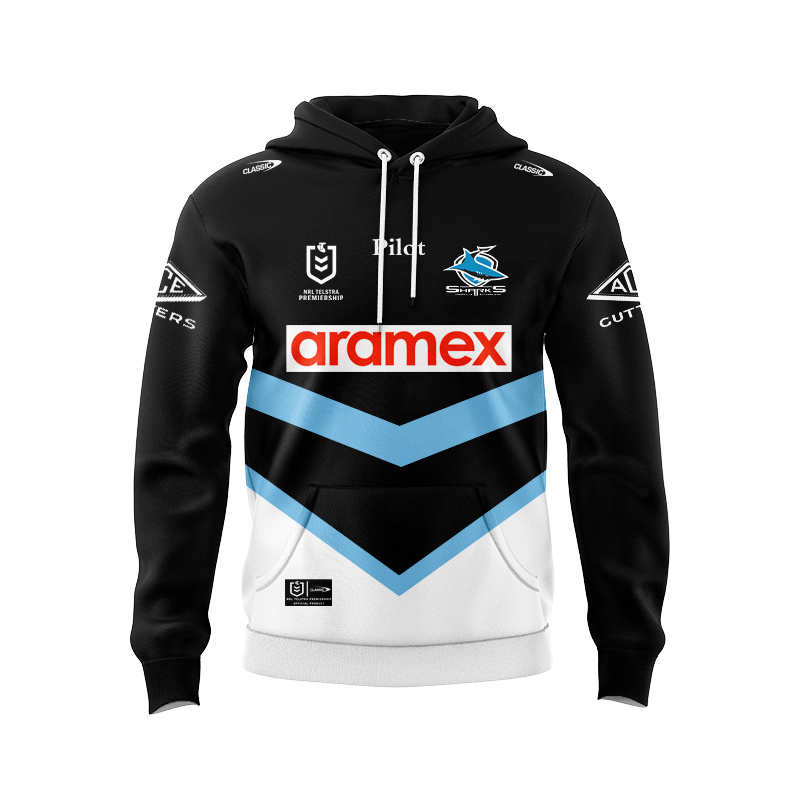 NRL Cronulla-Sutherland Sharks 2026 Away Sport Hoodie