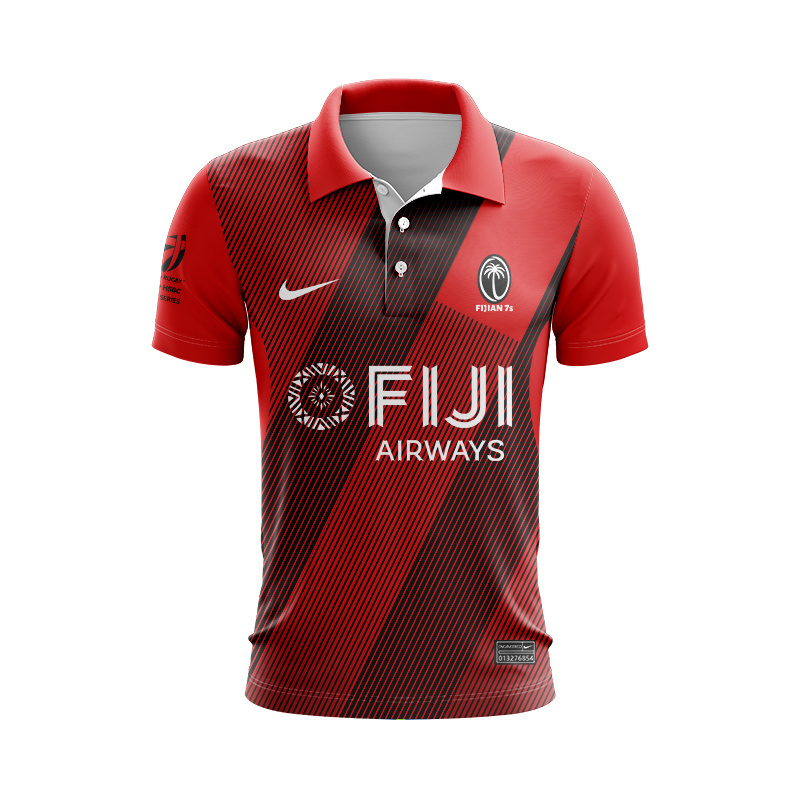 Fiji Rugby 2024 7s Away Polo Shirt
