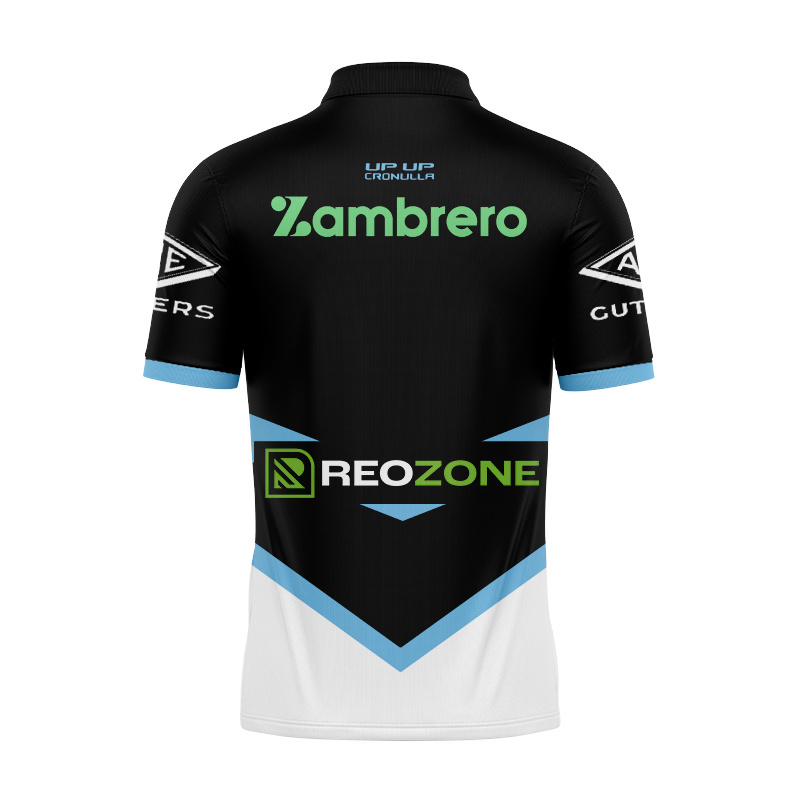 NRL Cronulla-Sutherland Sharks 2026 Away Polo Shirt