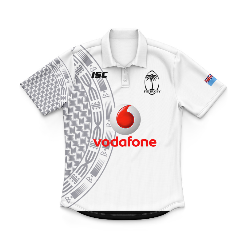 Kid's Fiji Rugby 2017 Home Polo Jersey