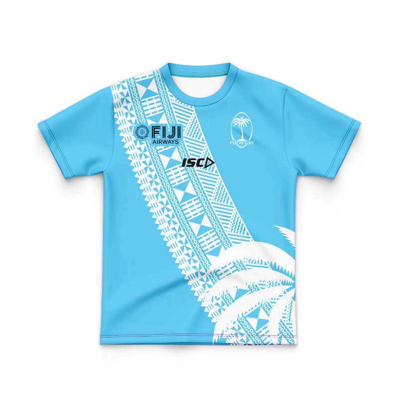 Kid's Fiji Rugby 2020 Blue Jersey