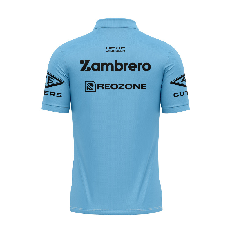 NRL Cronulla-Sutherland Sharks 2026 Sky Training Polo Shirt