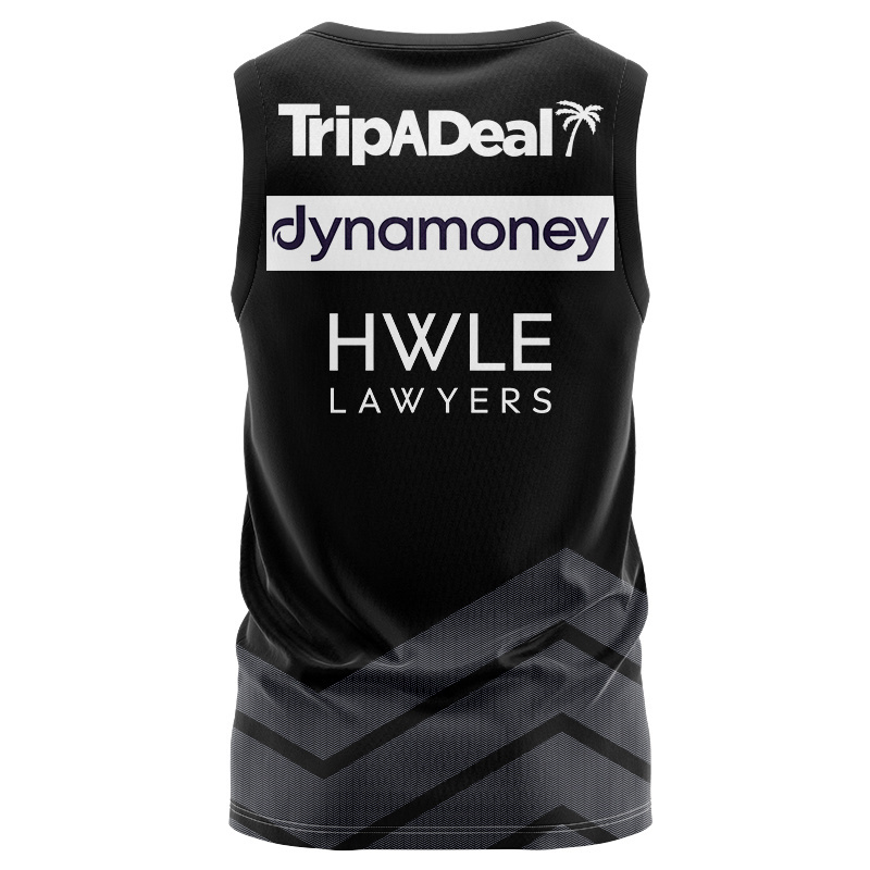 NRL St George Illawarra Dragons 2026 Black Training Singlet