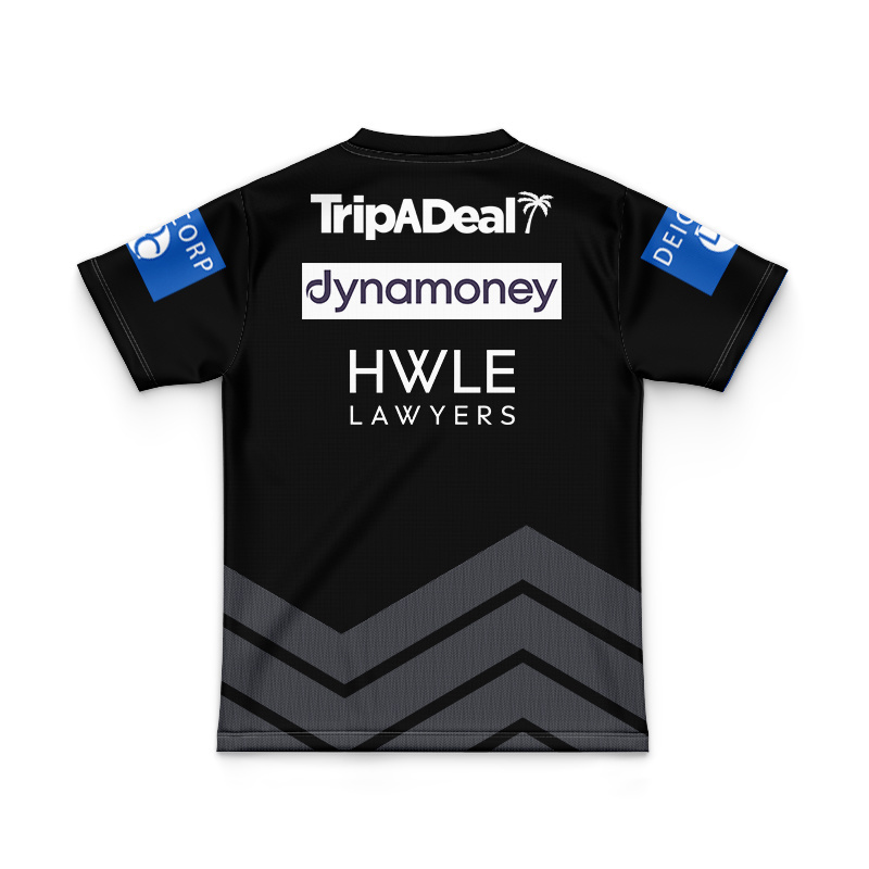 Kid's NRL St George Illawarra Dragons 2026 Black Training Jersey