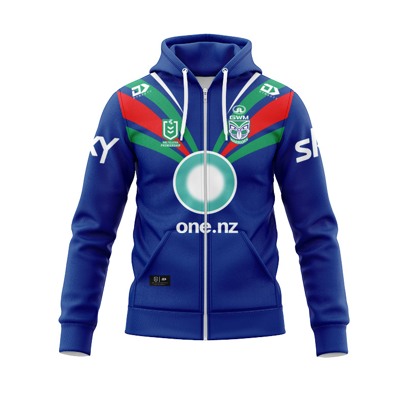 NRL New Zealand Warriors 2026 Home Zipper Hoodie