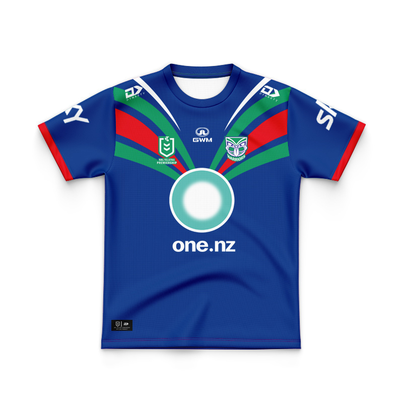 Kid's NRL New Zealand Warriors 2026 Home Jersey