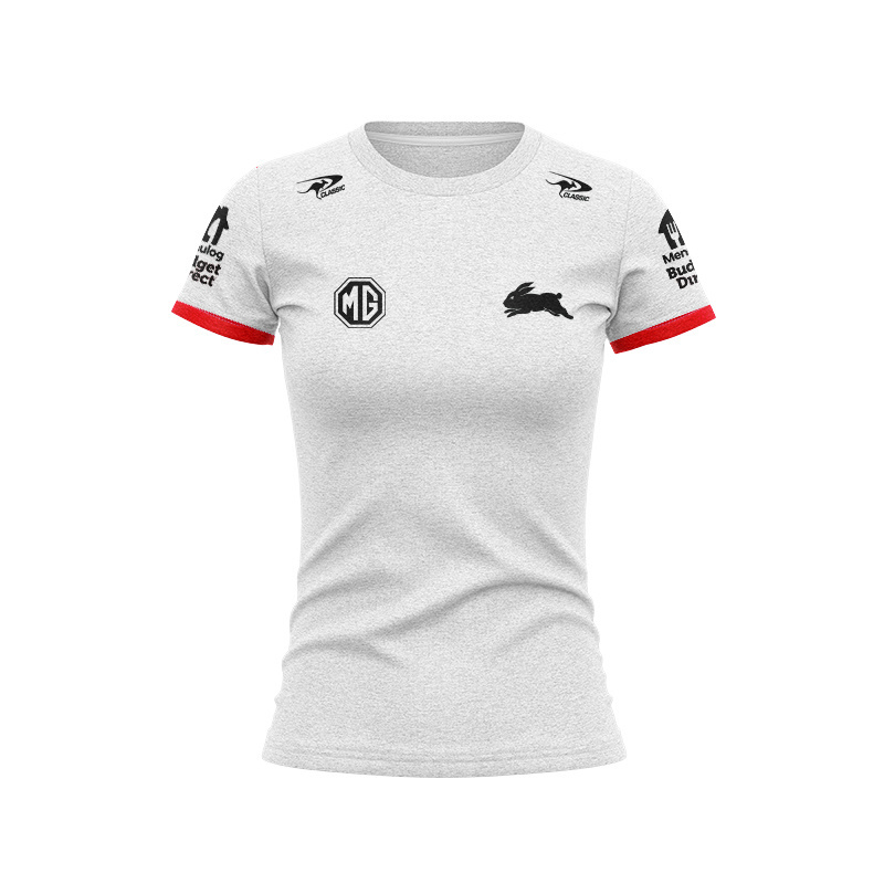 Women's NRL South Sydney Rabbitohs 2026 White Media Jersey