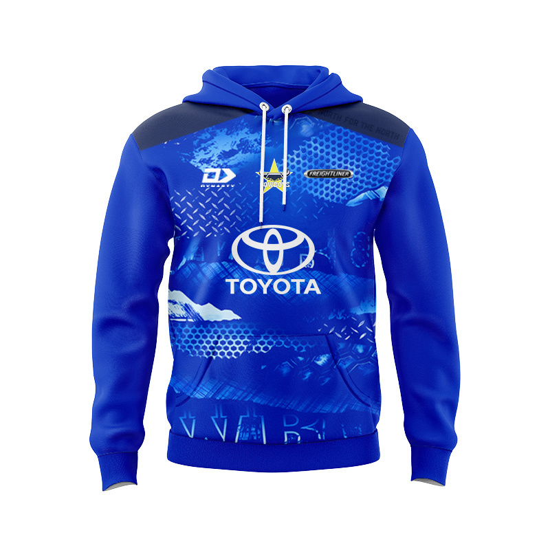 NRL North Queensland Cowboys 2026 Blue Training Sport Hoodie