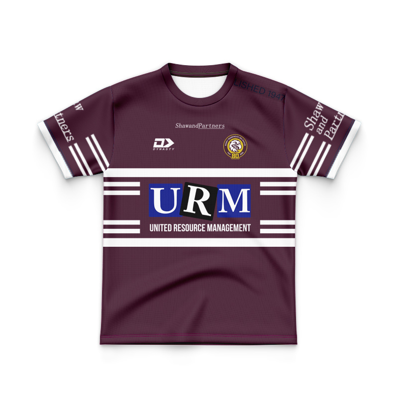 Kid's NRL Manly Warringah Sea Eagles 2026 Maroon Training Jersey