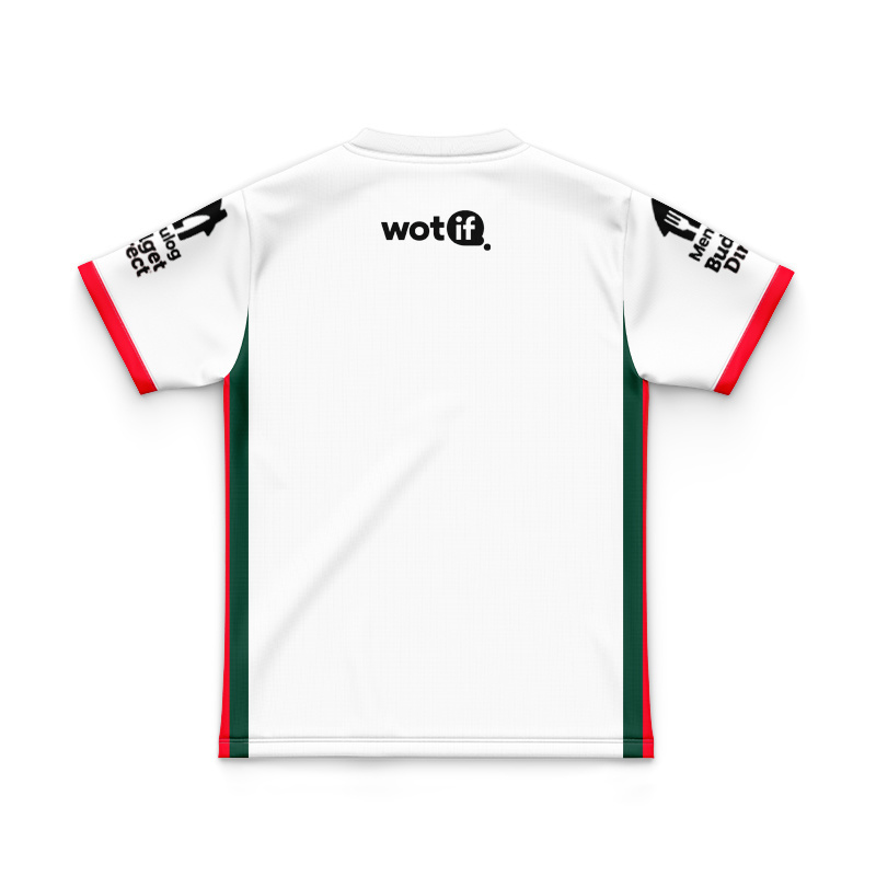 Kid's NRL South Sydney Rabbitohs 2026 White Media Jersey