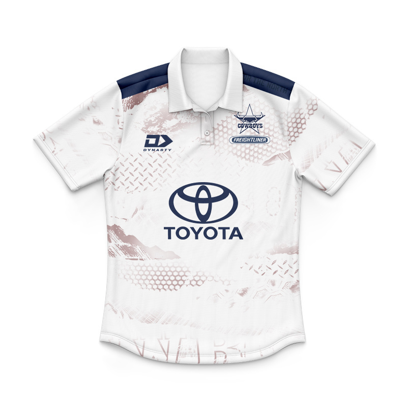Kid's NRL North Queensland Cowboys 2026 Sand Training Polo Jersey