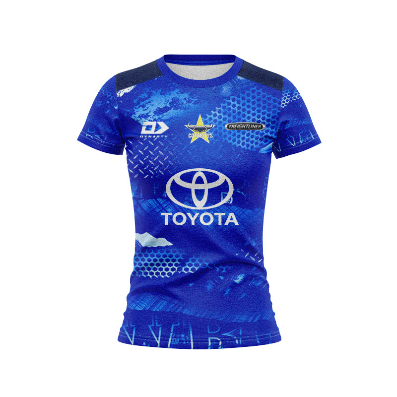 Women's NRL North Queensland Cowboys 2026 Blue Training Jersey