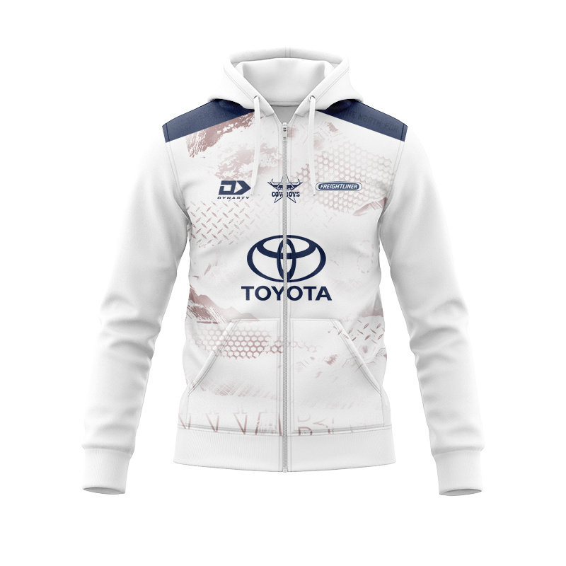 NRL North Queensland Cowboys 2026 Sand Training Zipper Hoodie