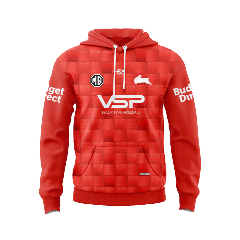 NRL South Sydney Rabbitohs 2026 Red Training Sport Hoodie