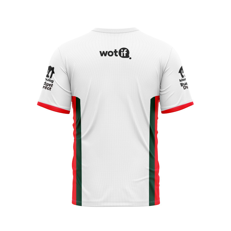 NRL South Sydney Rabbitohs 2026 White Media Tee