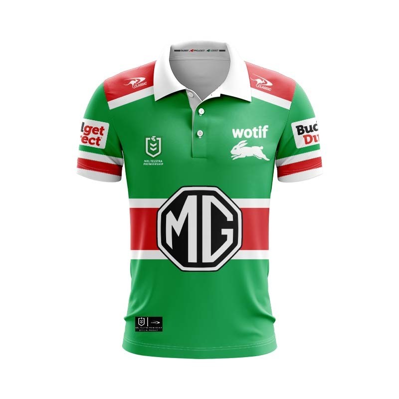 NRL South Sydney Rabbitohs 2026 Away Polo Shirt