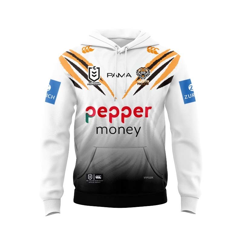 NRL Wests Tigers 2026 Away Sport Hoodie