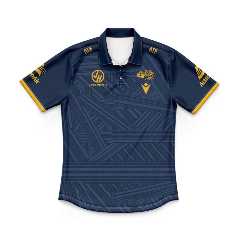 Kid's NRL Parramatta Eels 2026 Navy Travel Polo Jersey