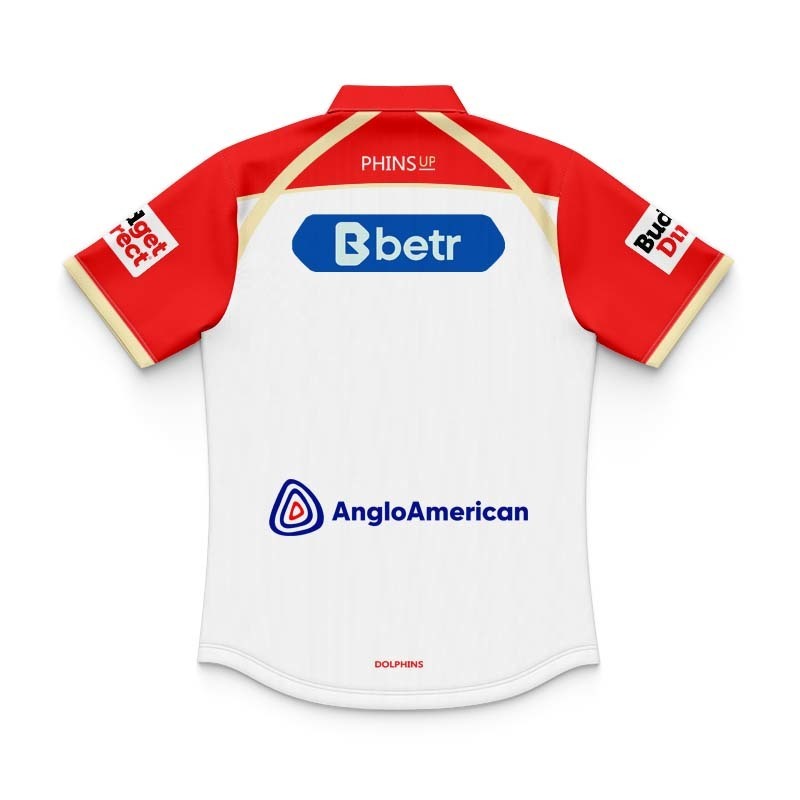 Kid's NRL Dolphins 2026 Away Polo Jersey